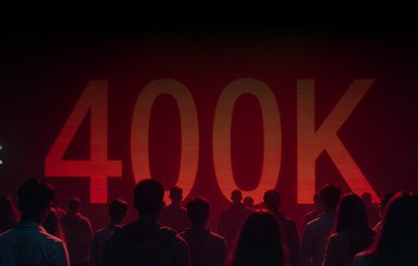 400,000+